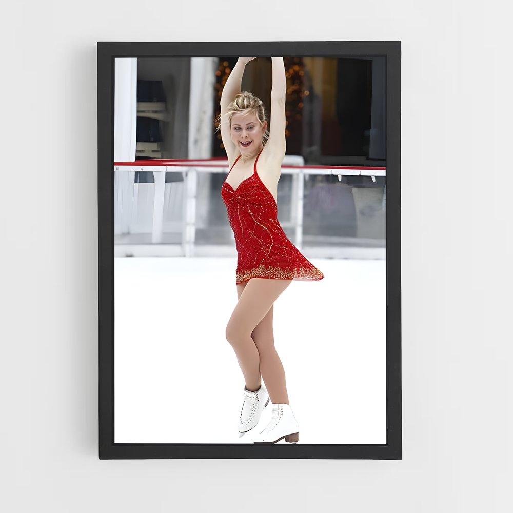 Poster Tara lipinski étincelante – affiche Patinage artistique (vue 2)